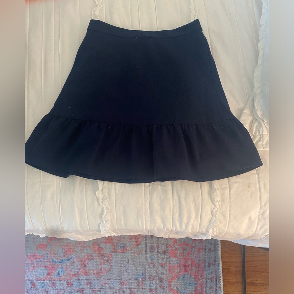Jcrew navy skirt
